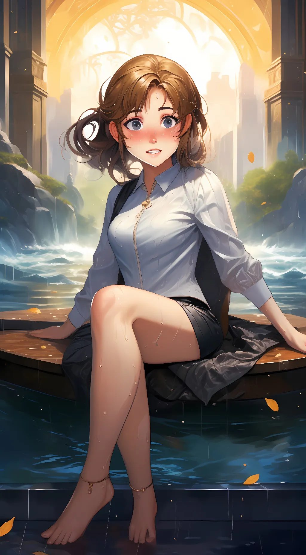 ai character: Luna background