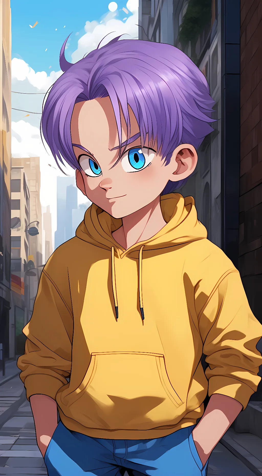 ai character: trunks background