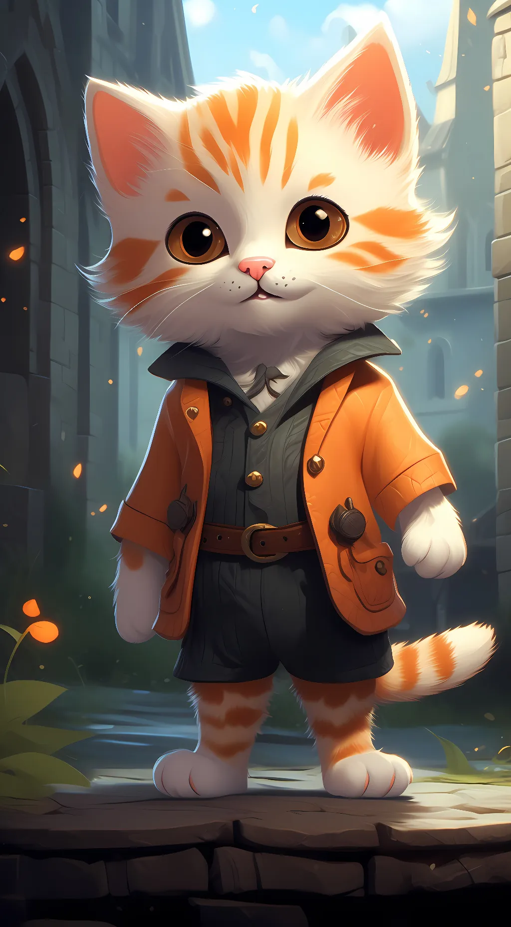 ai character: hallow background