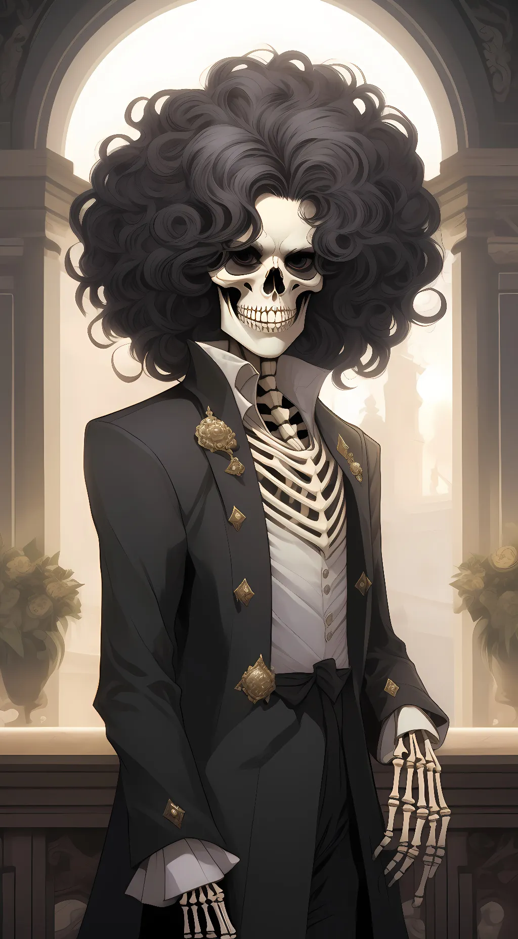 ai character: Brook background