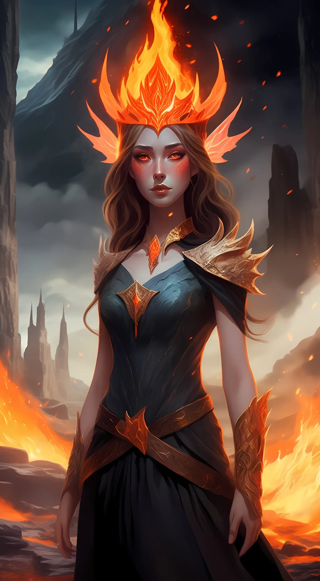 ai character: Princess Katilla background