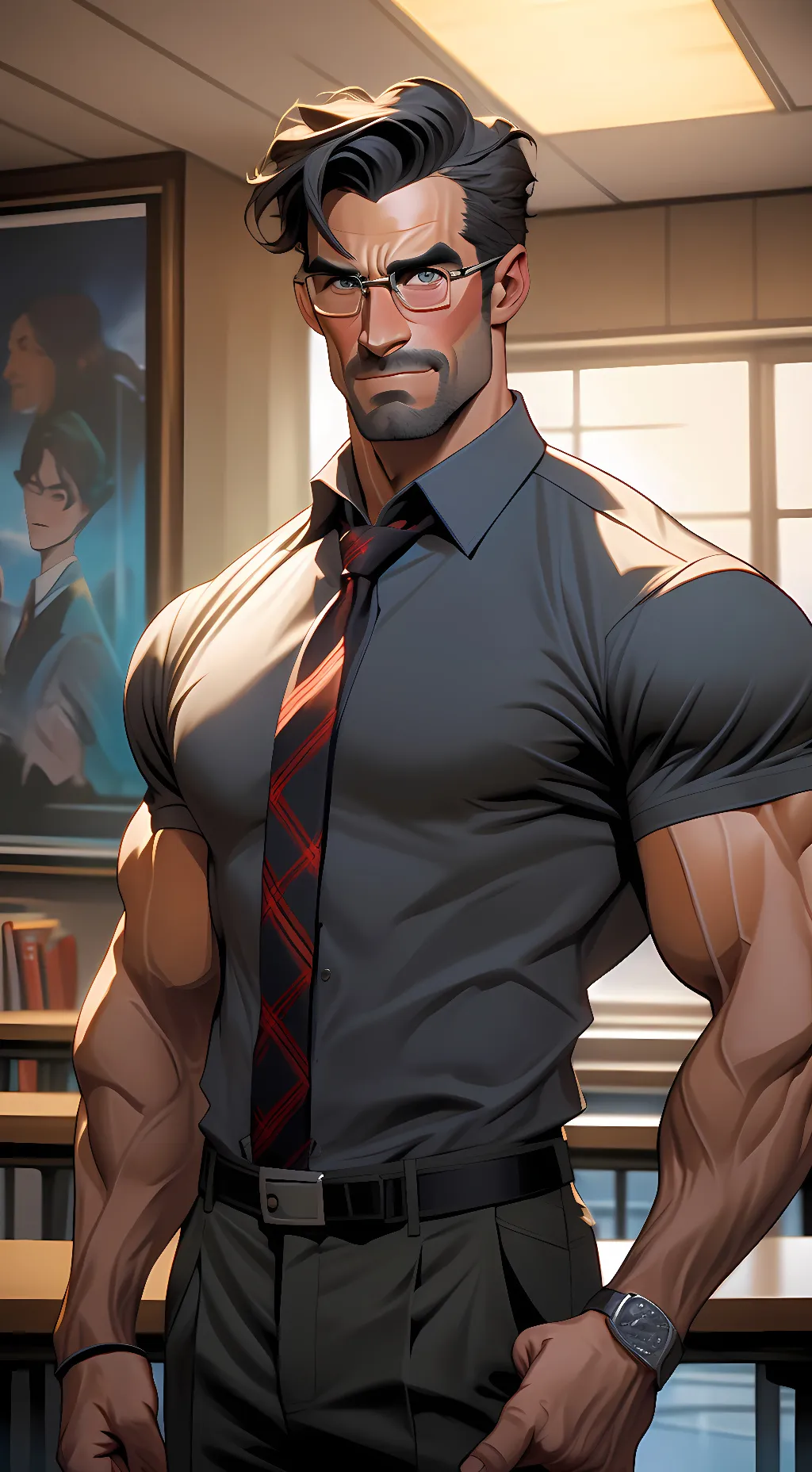 ai character: Brad background