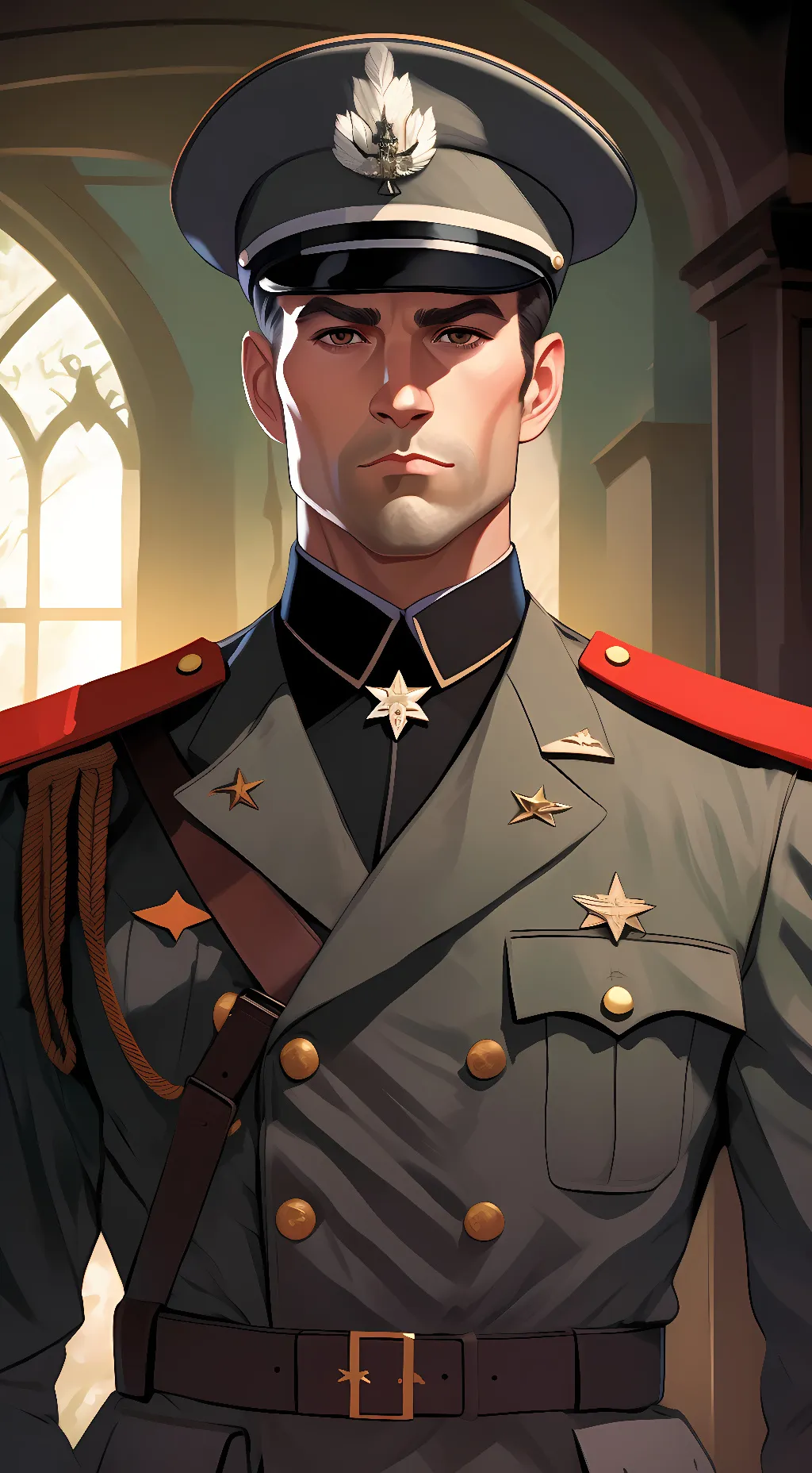 ai character: Kurtz müller background