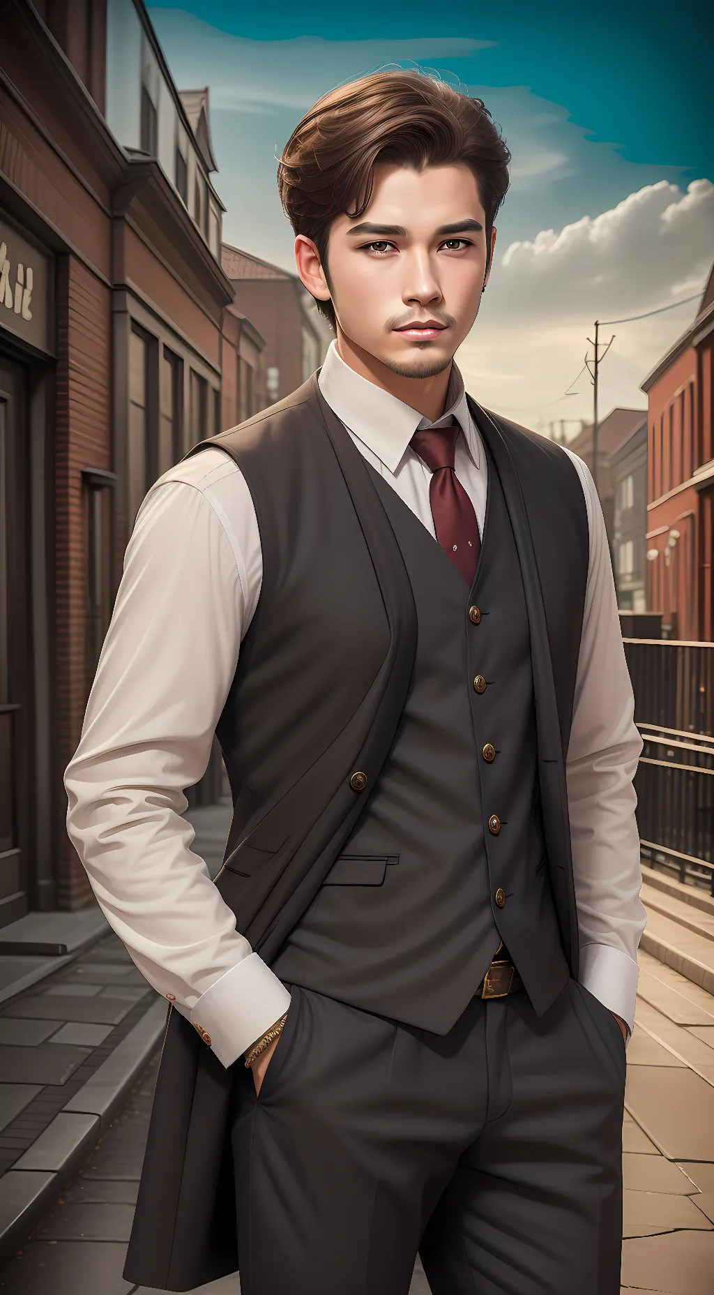 ai character: TJ background