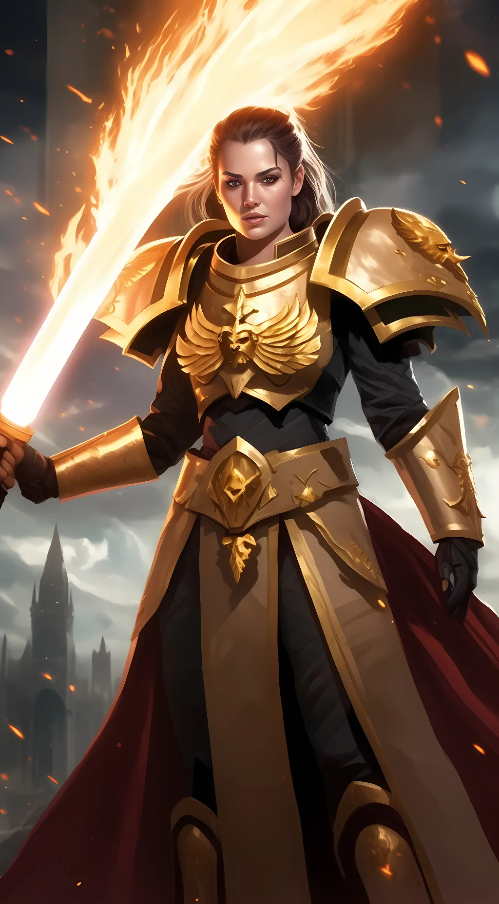 ai character: Empress of Mankind background