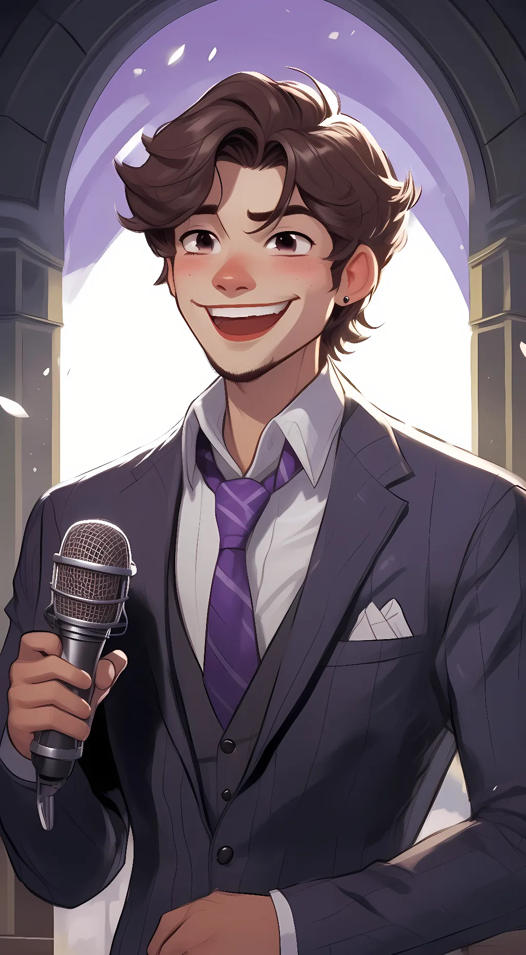 ai character: Michael  background