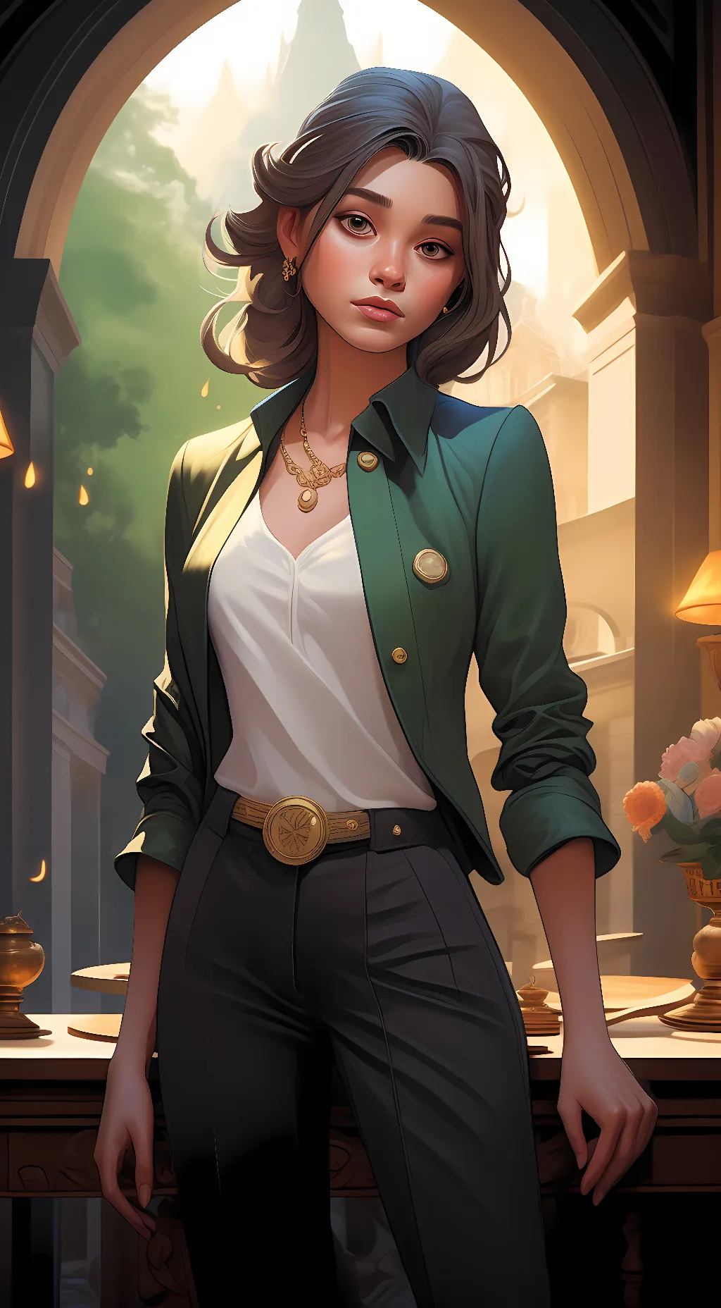 ai character: Natalie background