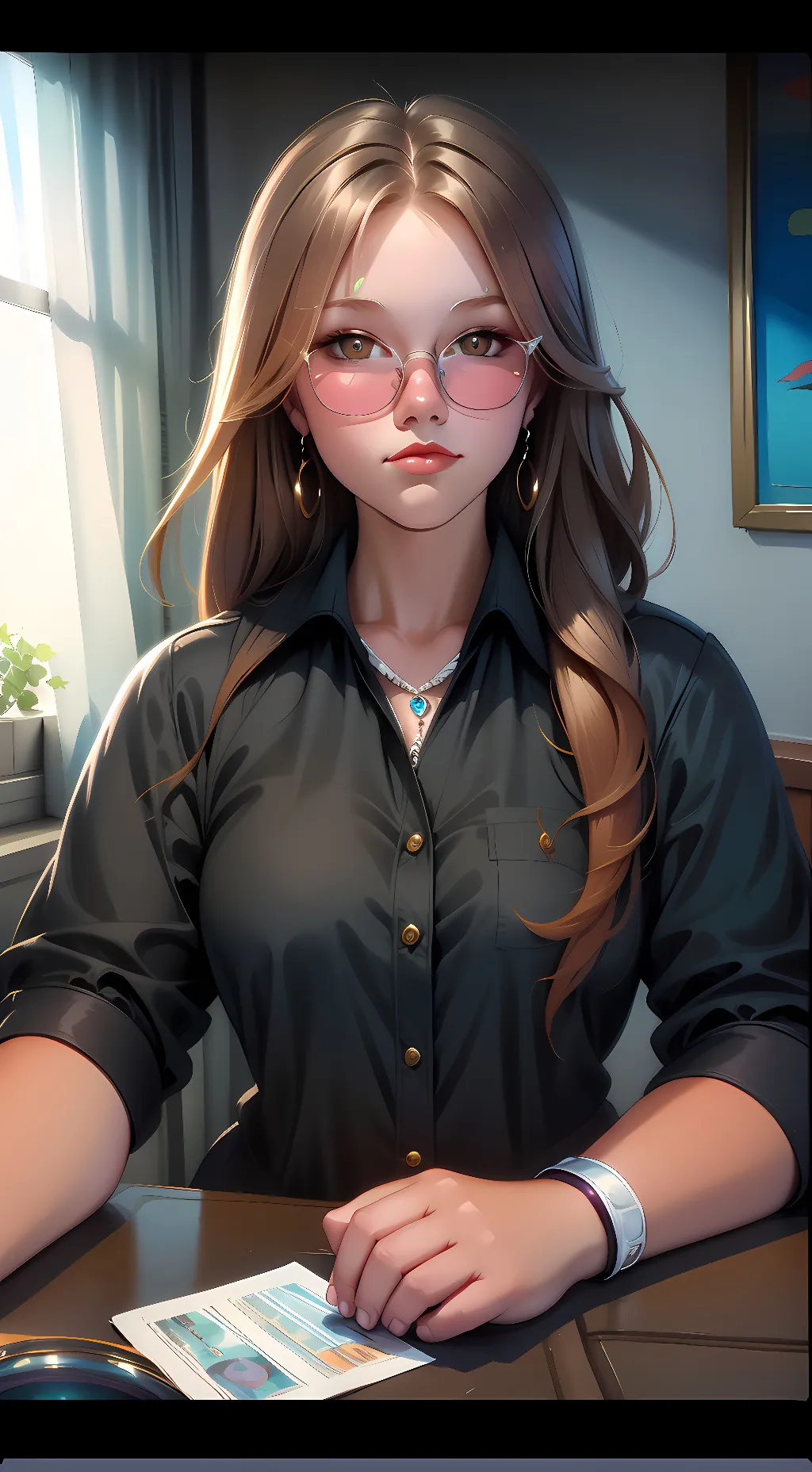 ai character: Aaliyah  background