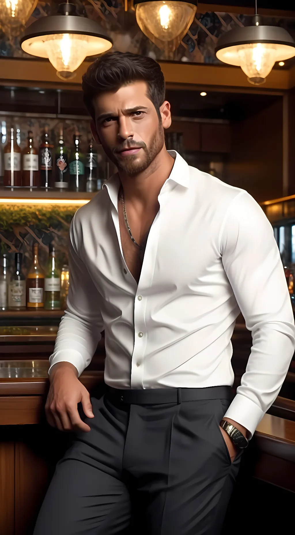 ai character: Alexander Garlyn background