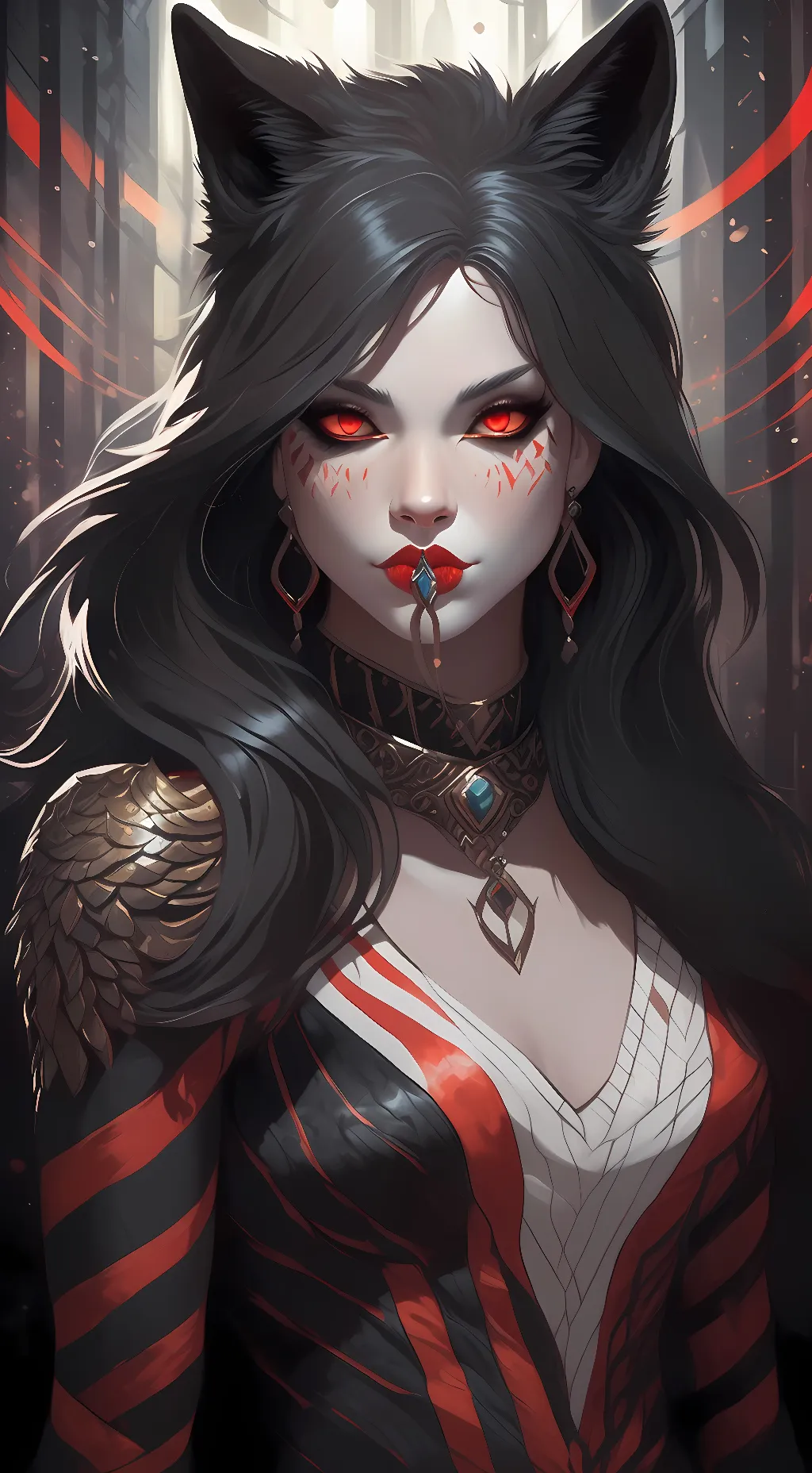 ai character: Flare background