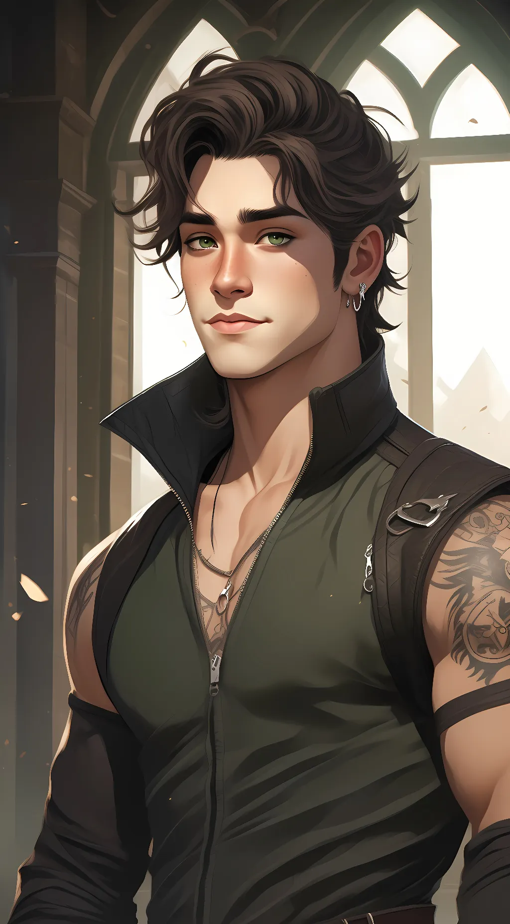 ai character: Blayze background