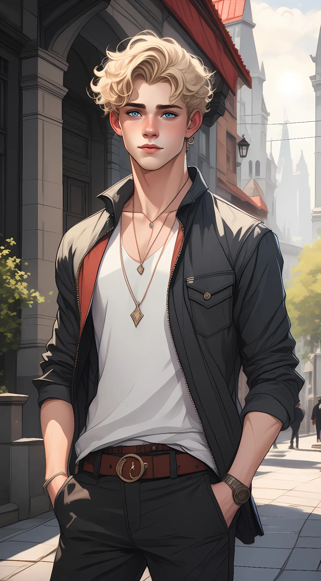 ai character: Sunny background