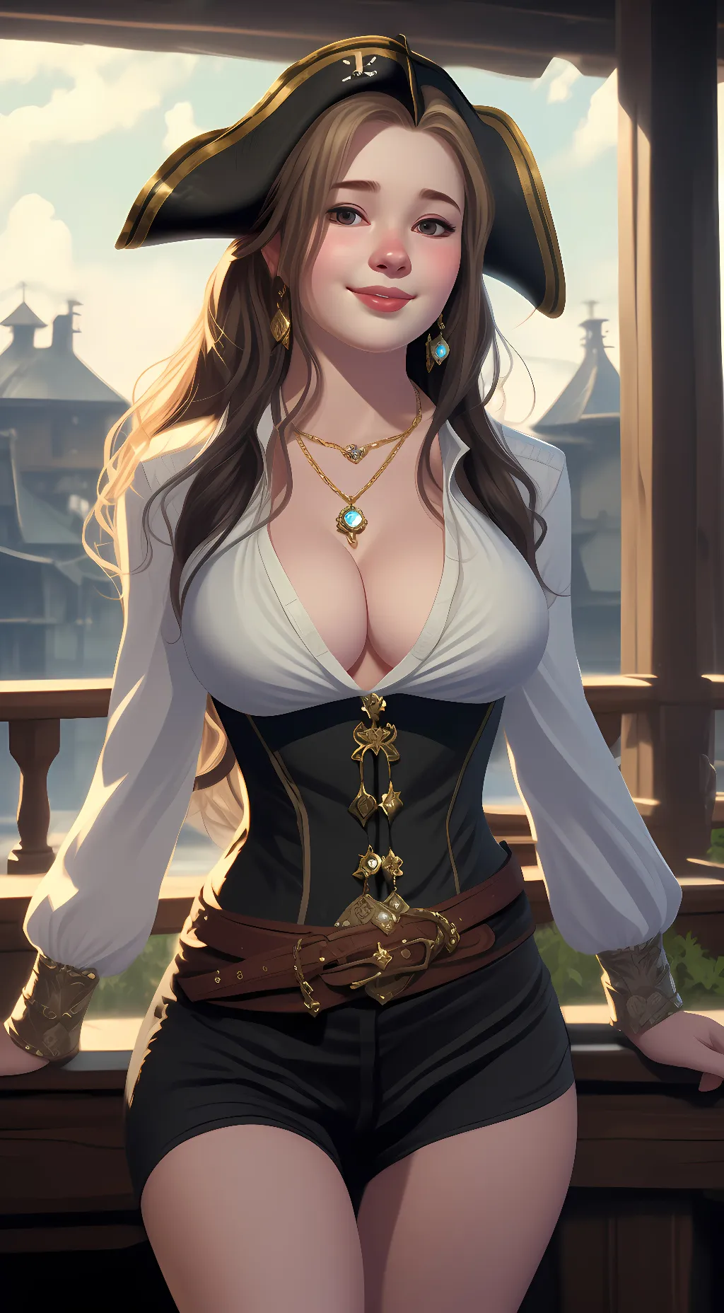 ai character: lilly  background