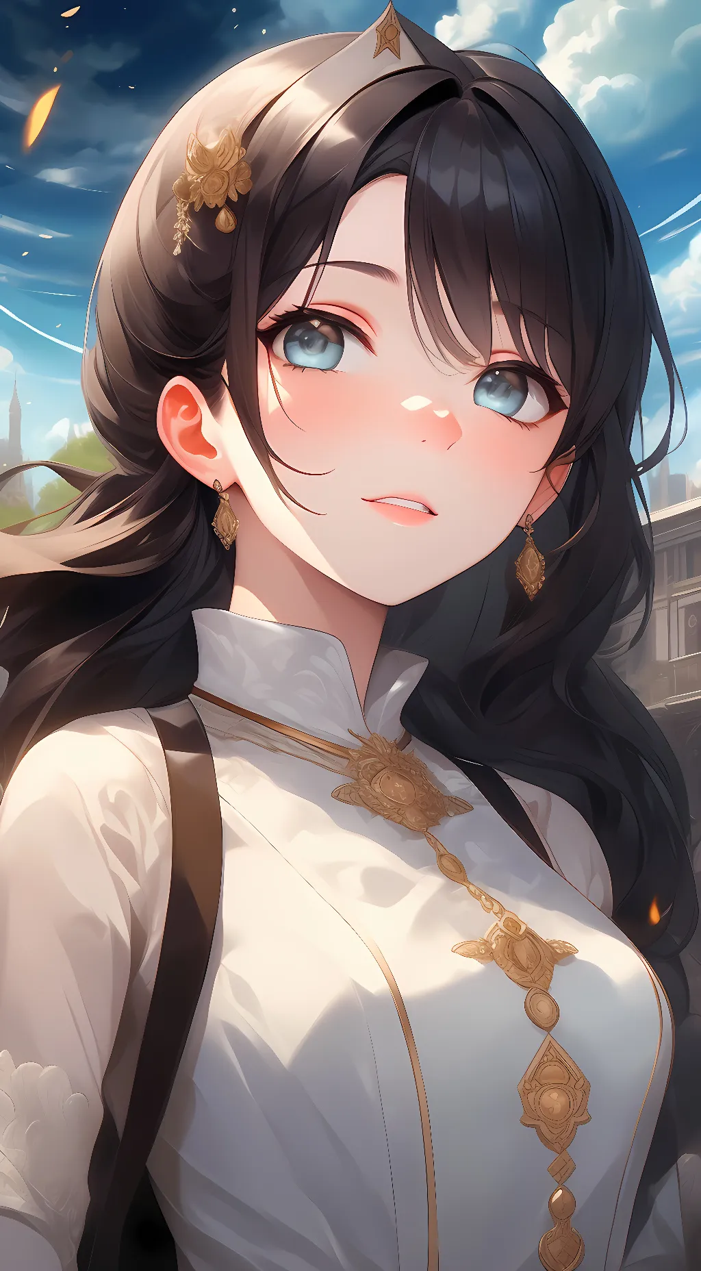 ai character: hyari solar background