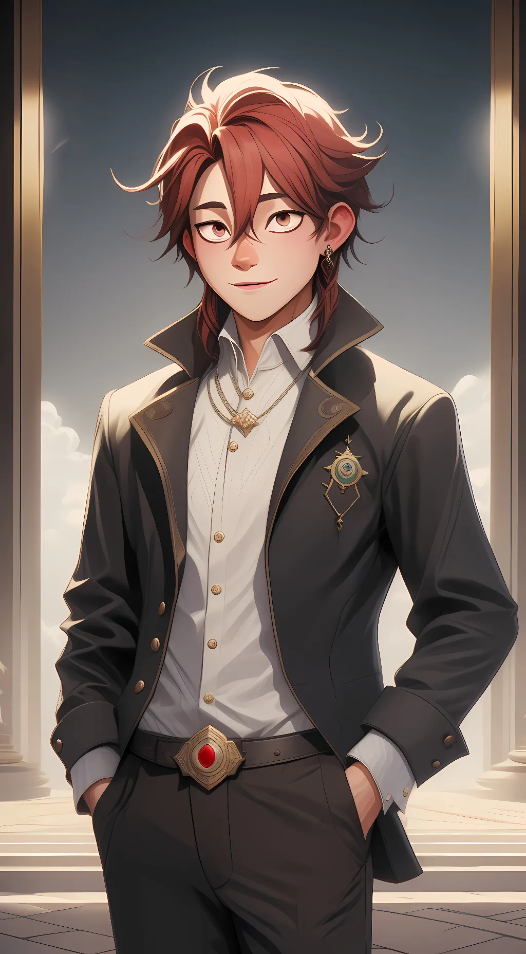 ai character: Eijirou  background