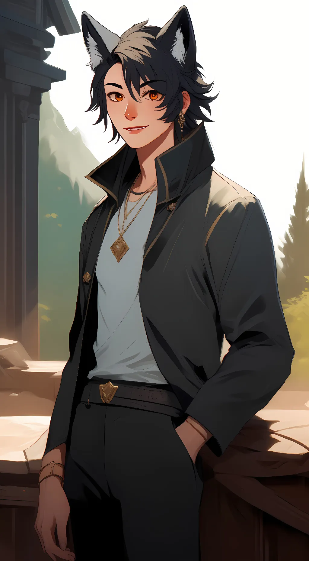 ai character: sam. (king wolf) background