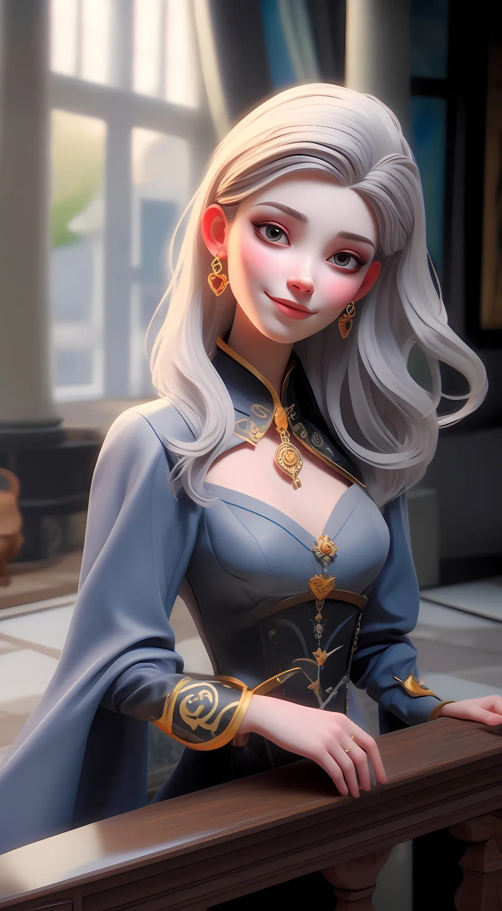 ai character: emma background