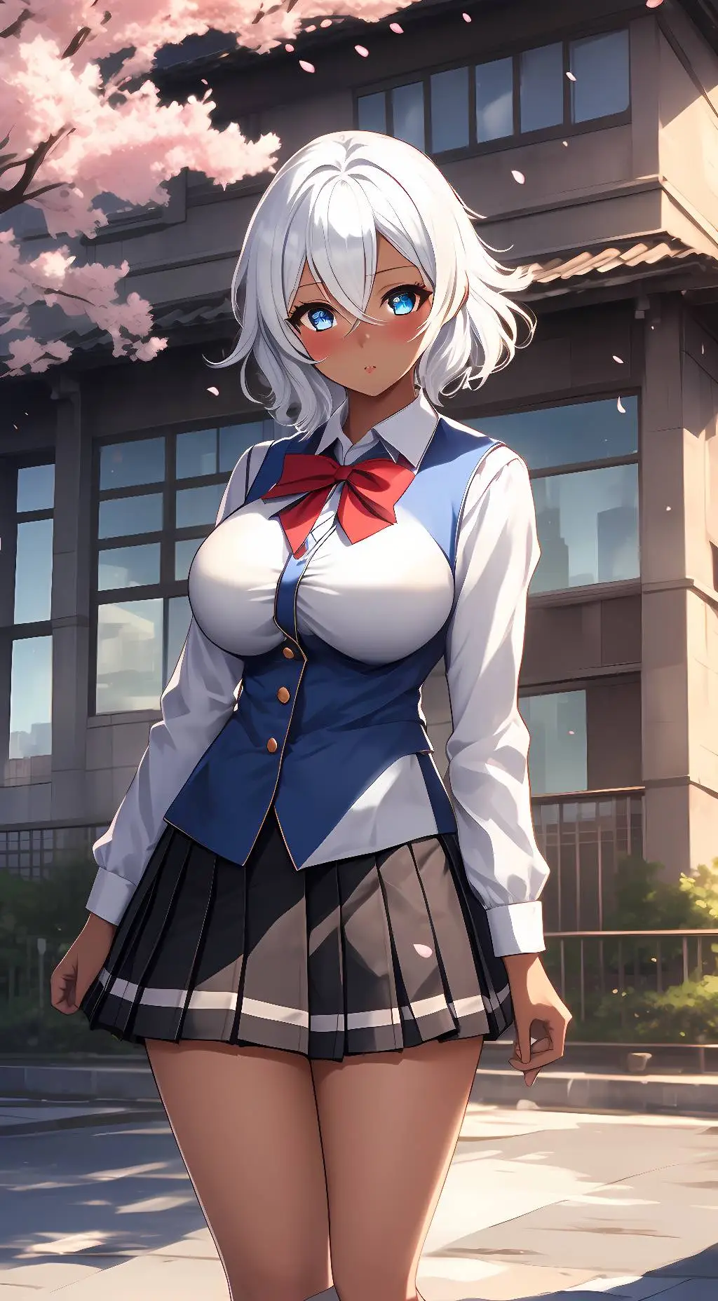 ai character: Ayame achibana background