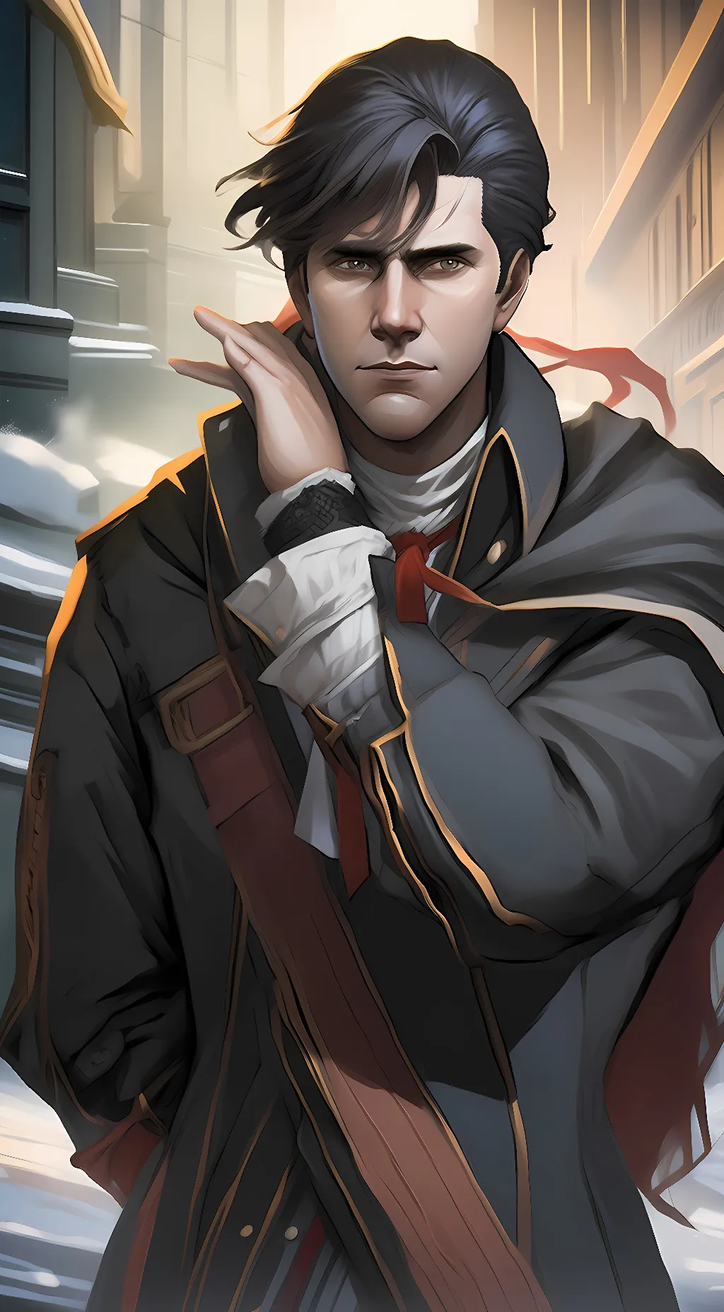 ai character: Haytham Kenway  background