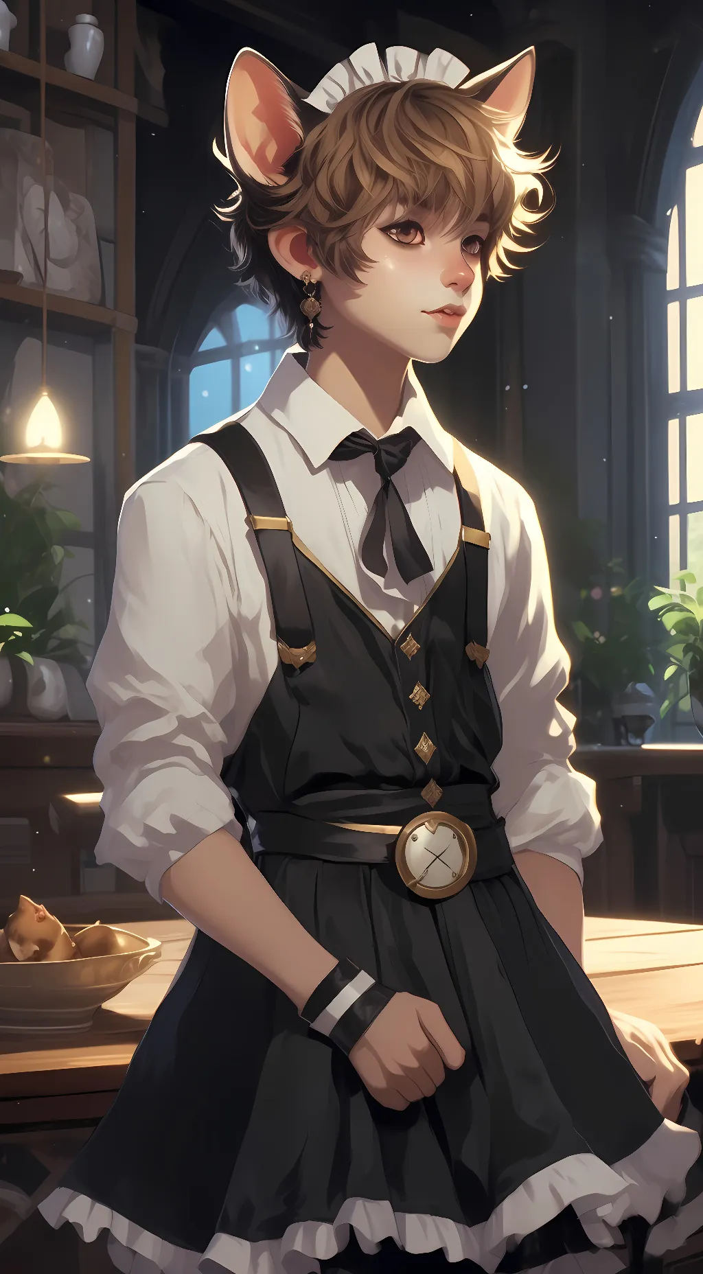 ai character: mark background