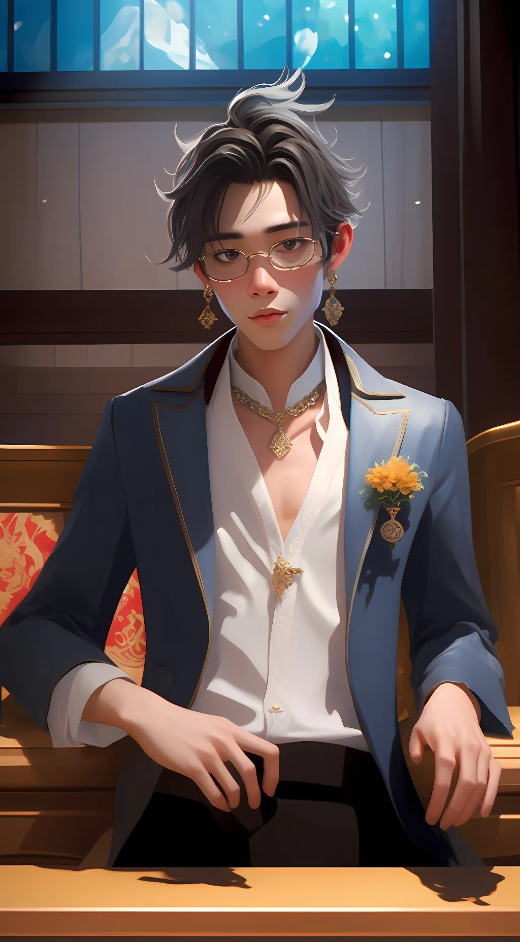 ai character: Amir background