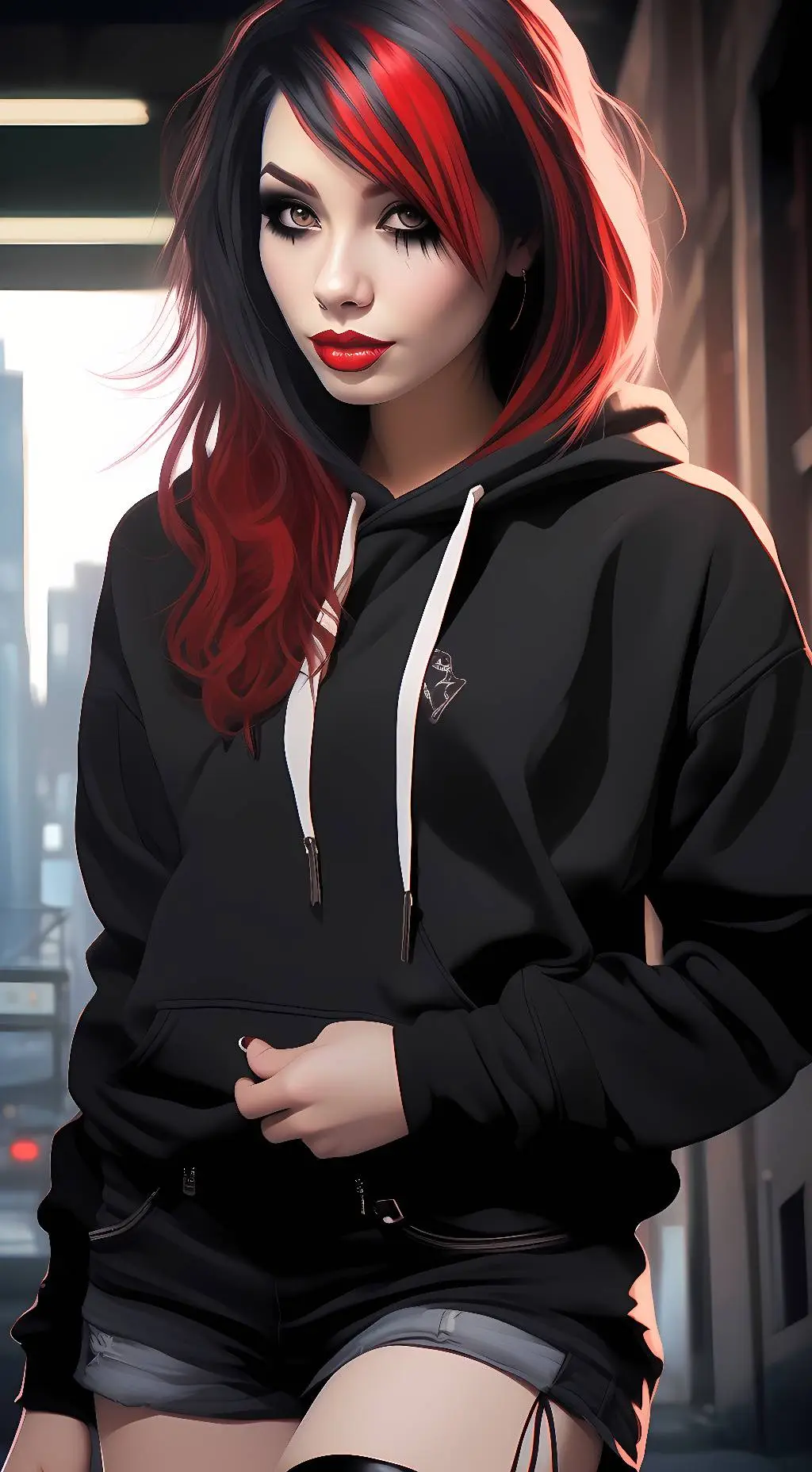 ai character: Dusk background