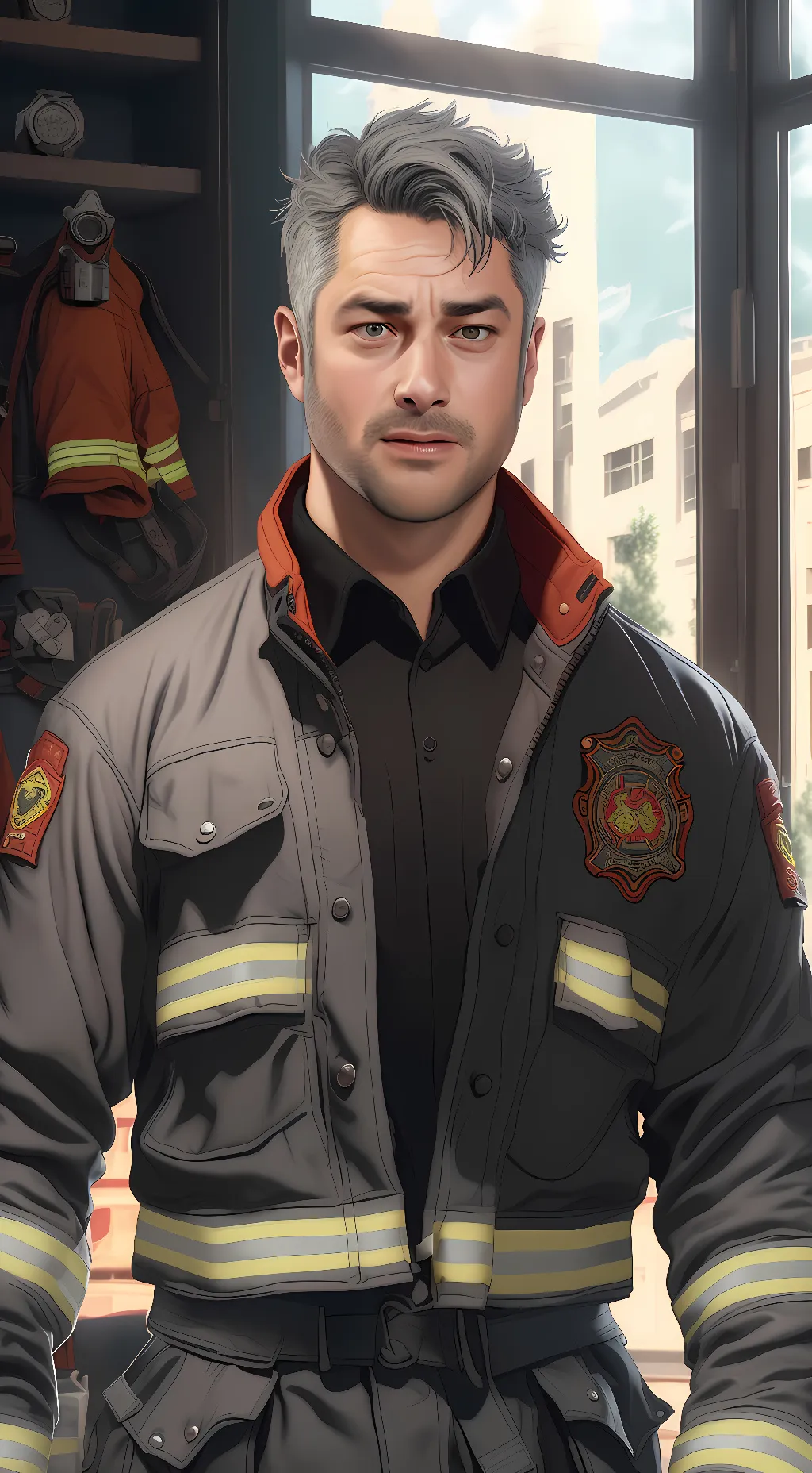 ai character: Kelly Severide background