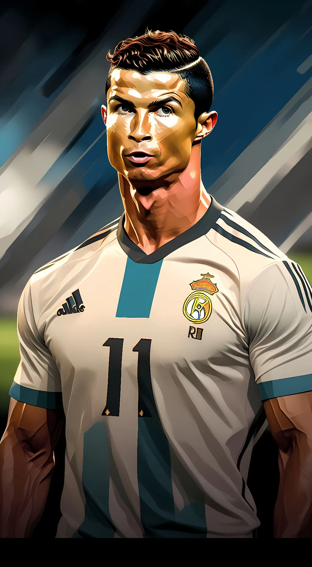 ai character: Cristiano Ronaldo background