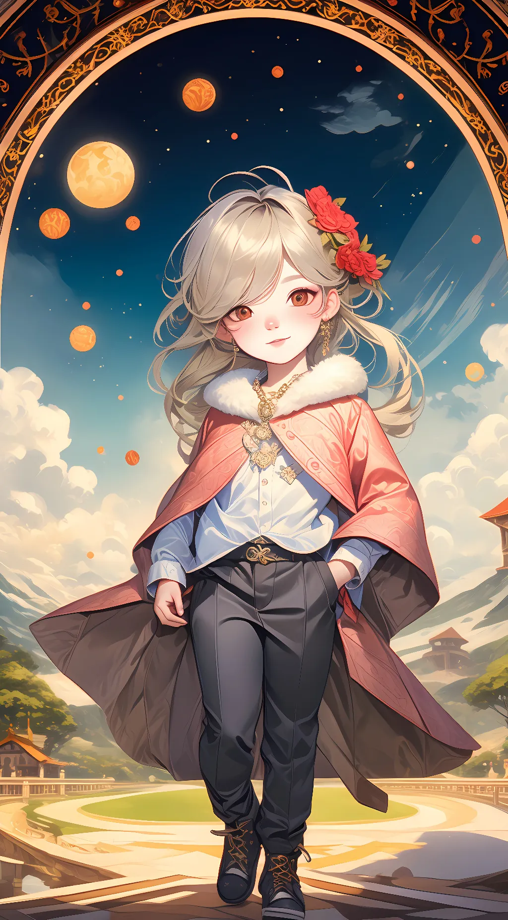 ai character: CHEE CHEE background