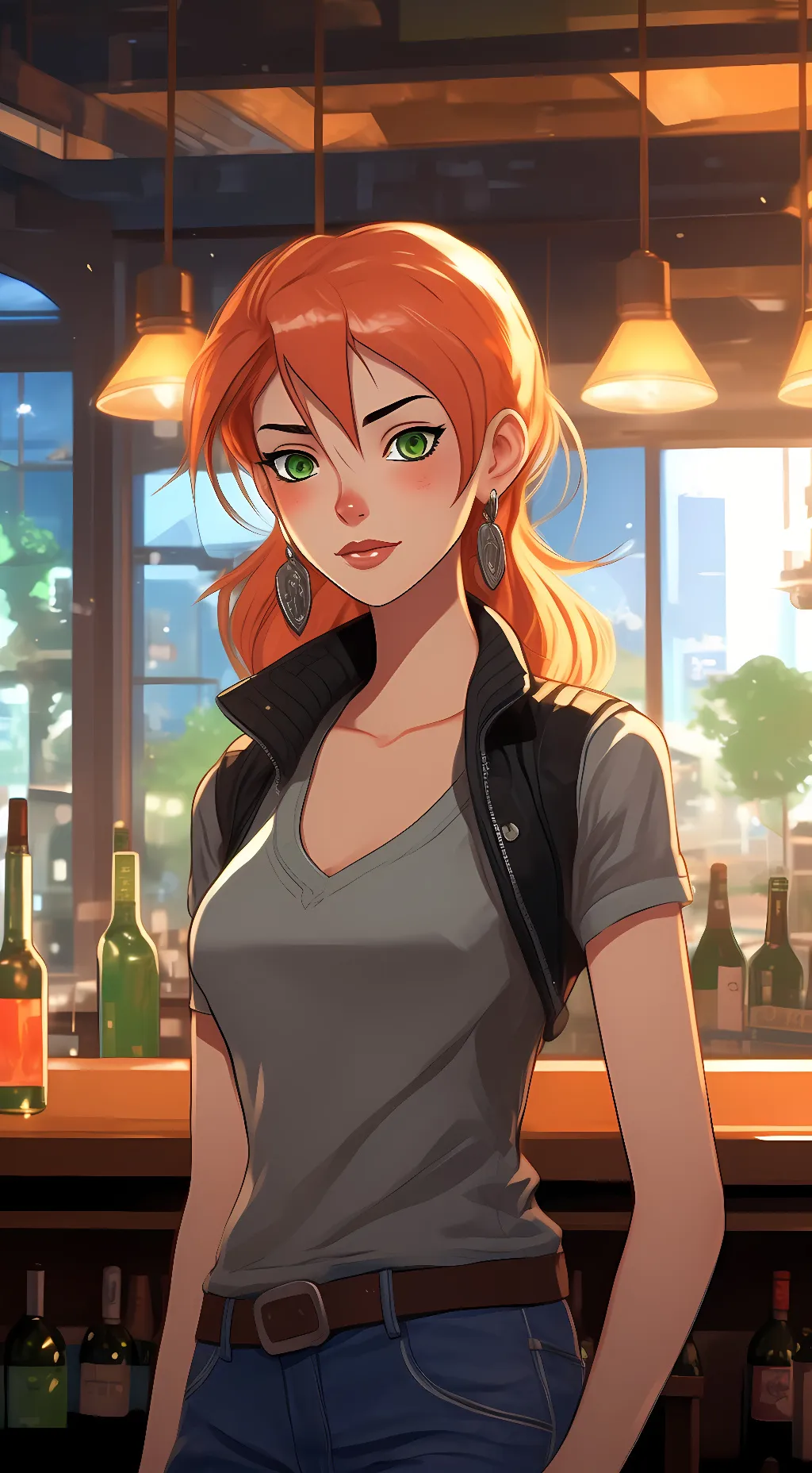 ai character: Gwen Tennyson background