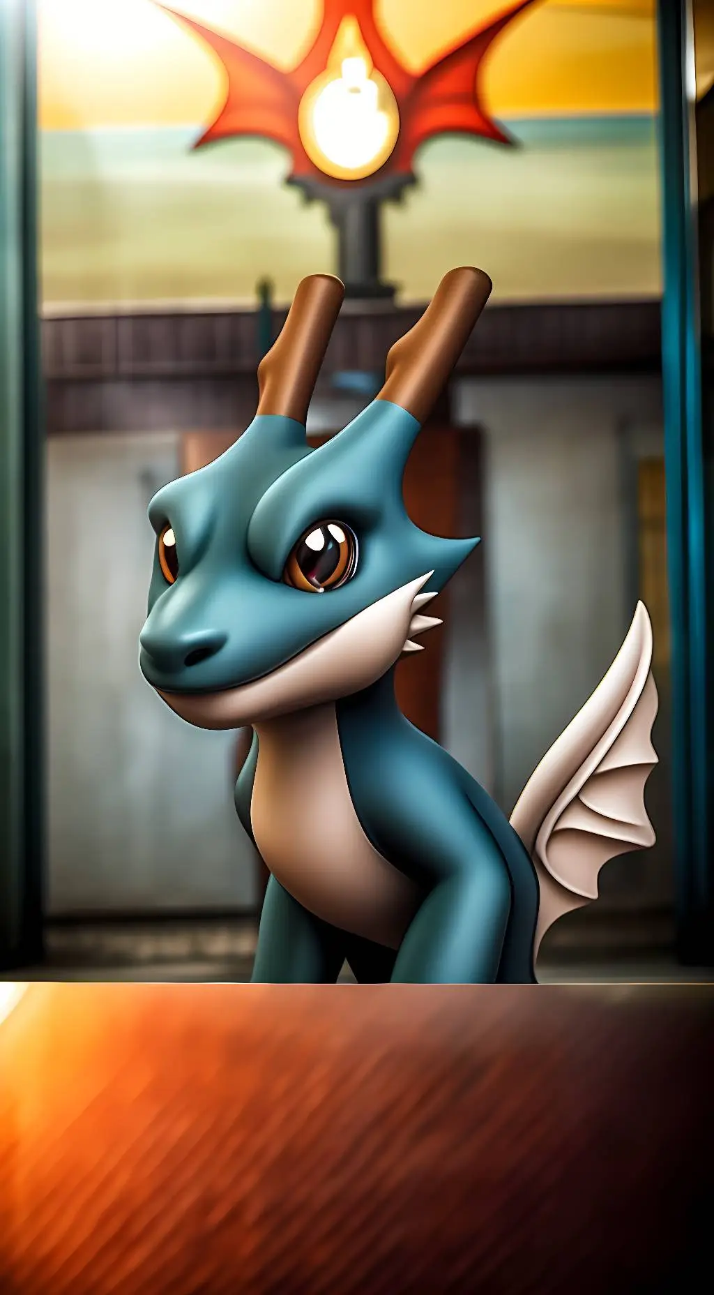 ai character: Dracomon background