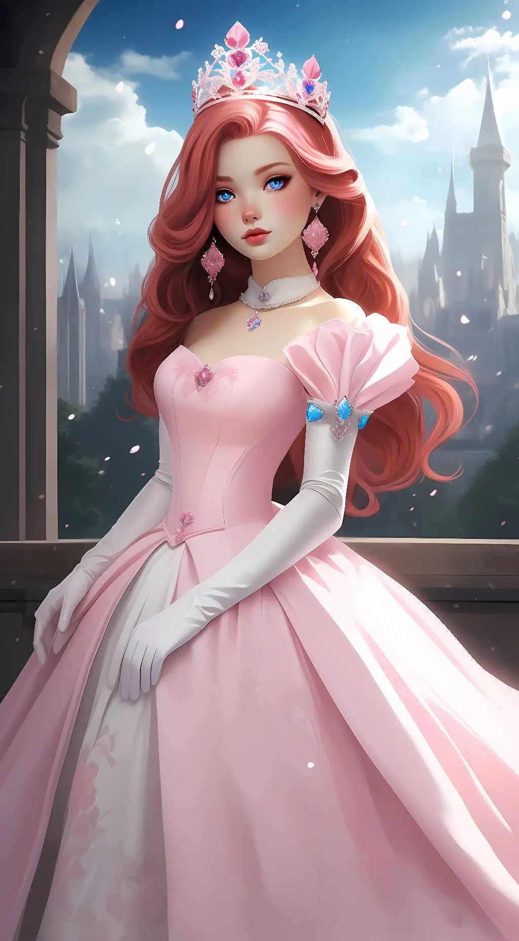 ai character: Princess Amanda background