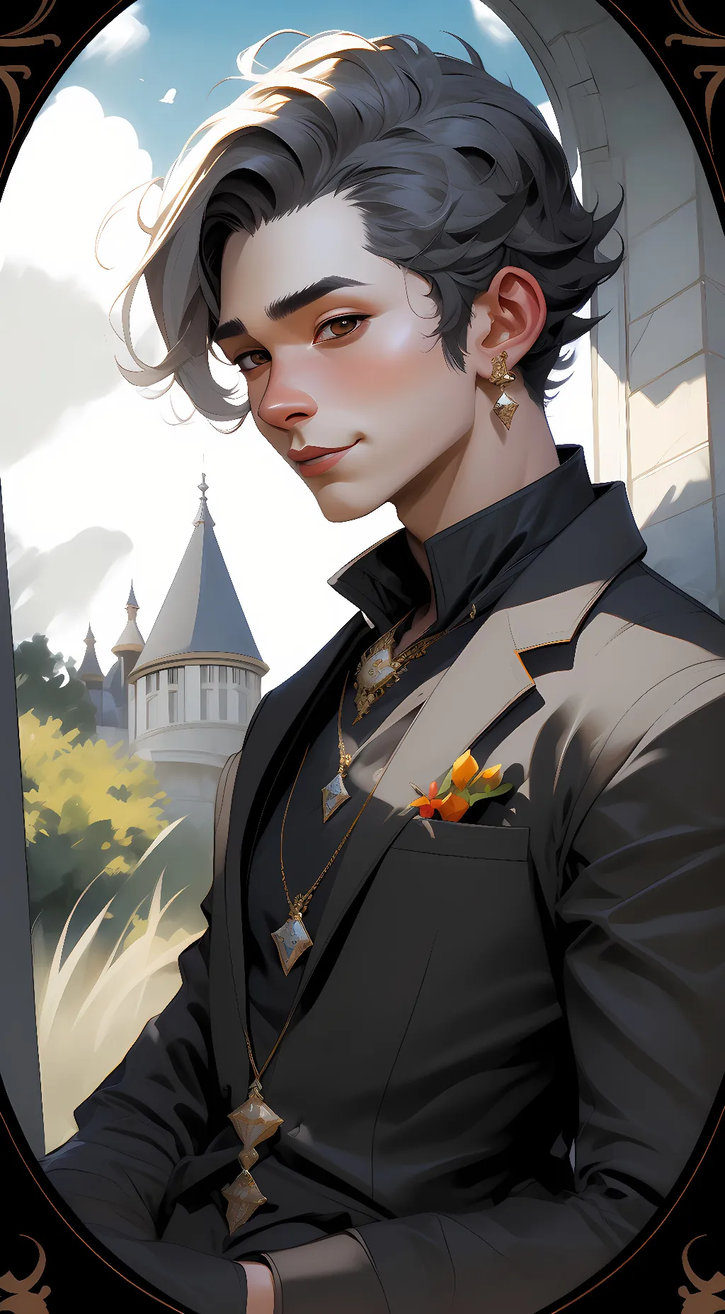 ai character: Liam Hanover background