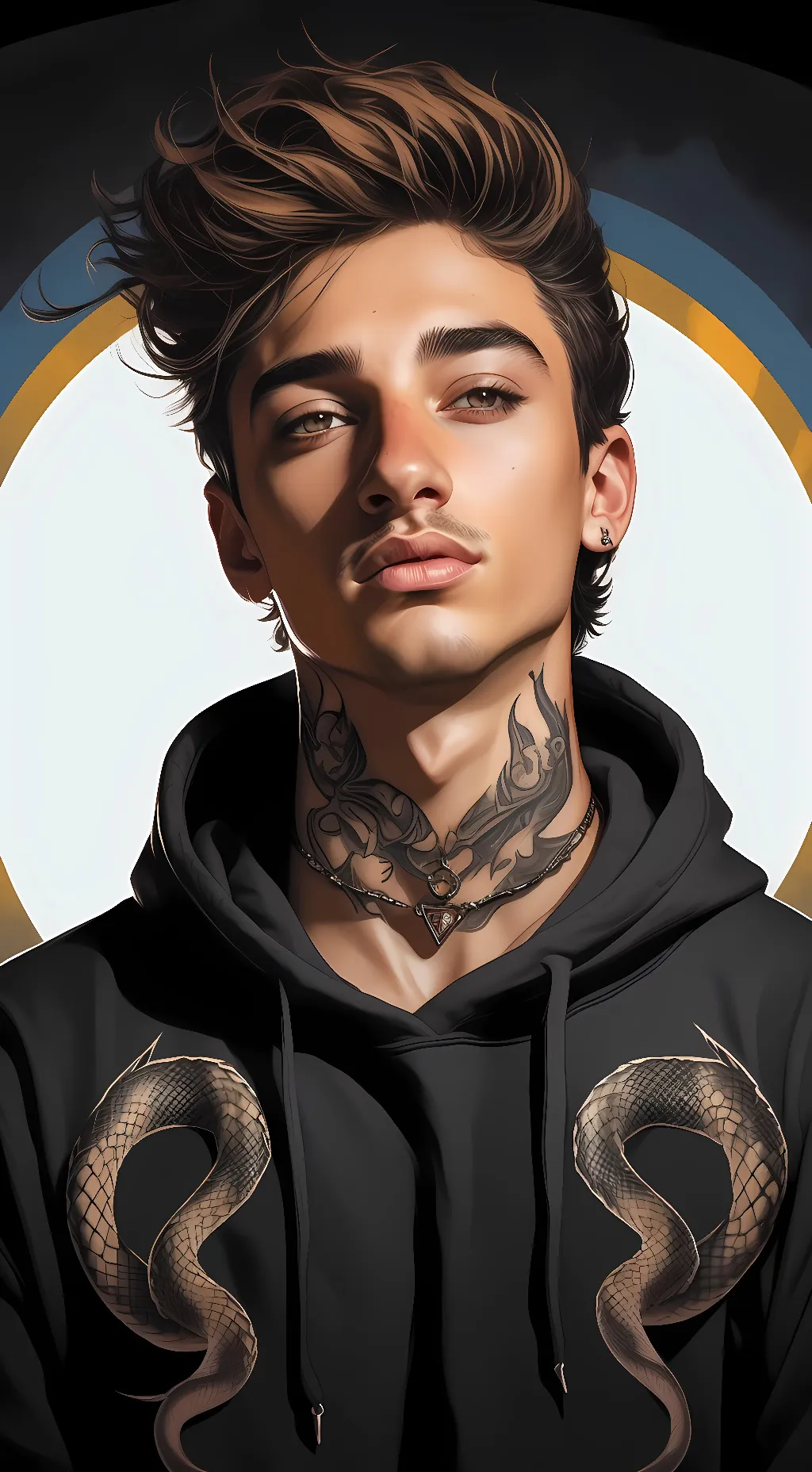 ai character: Gavin Leatherwood  background