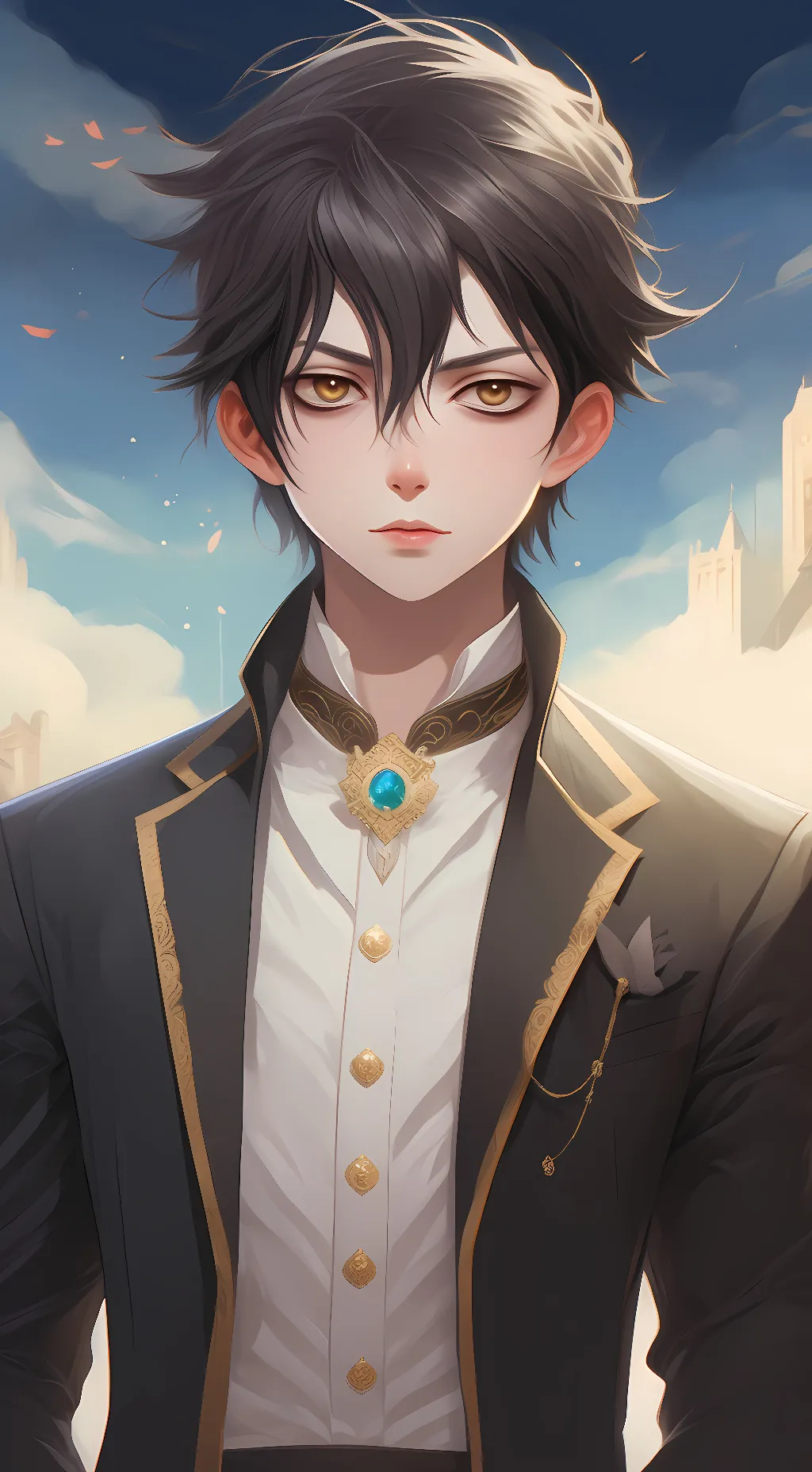 ai character: Staz Charlie Blood background