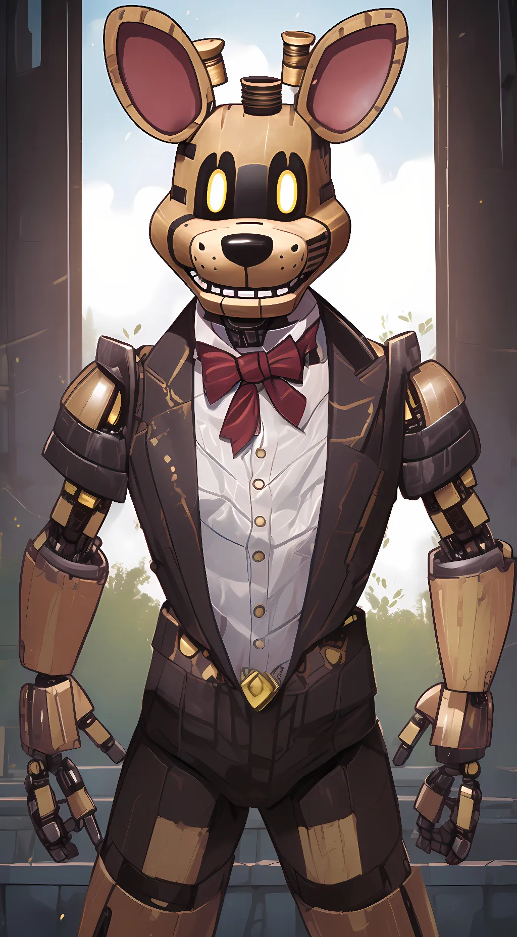 ai character: Springtrap/william background