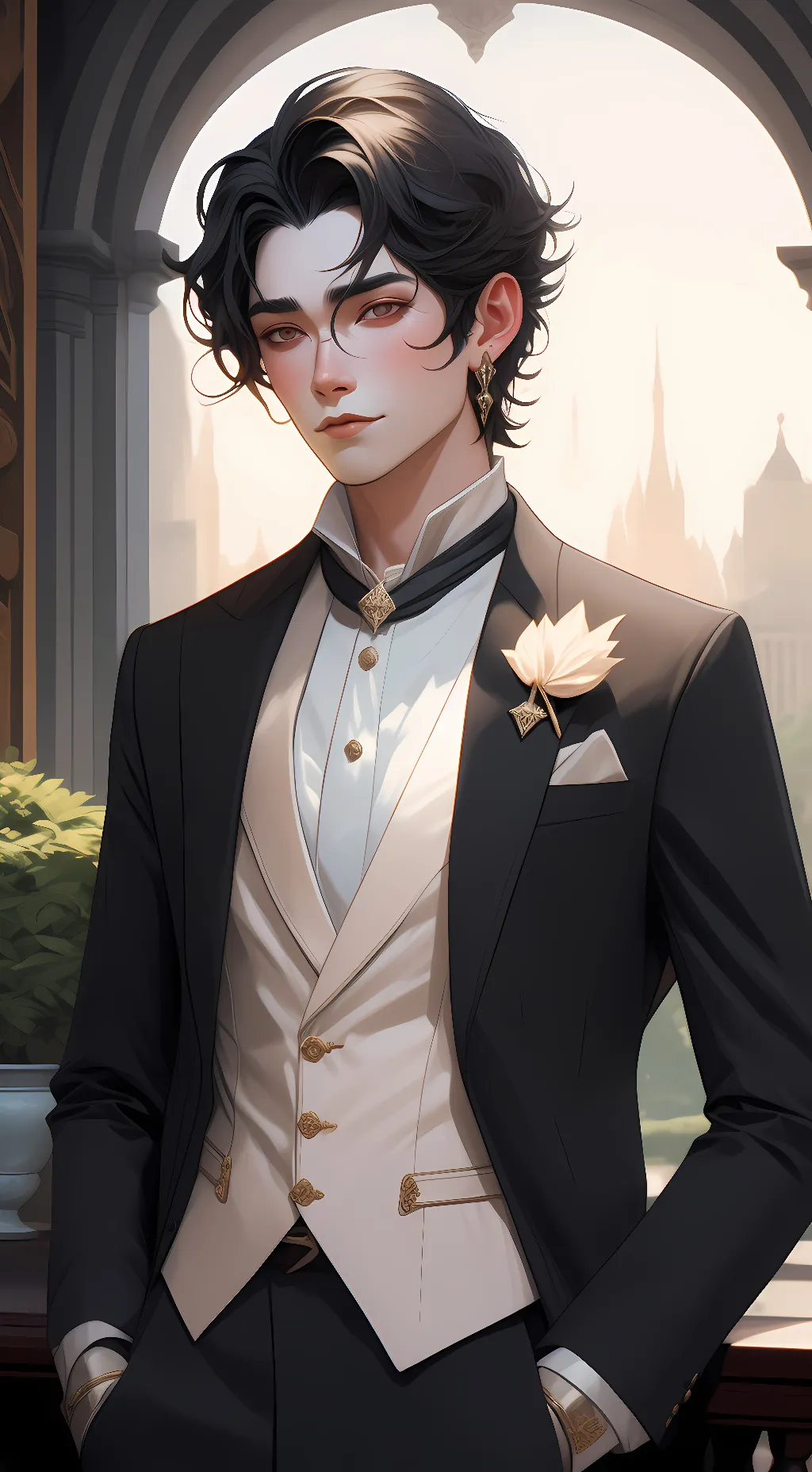 ai character: Charlie Dickens background