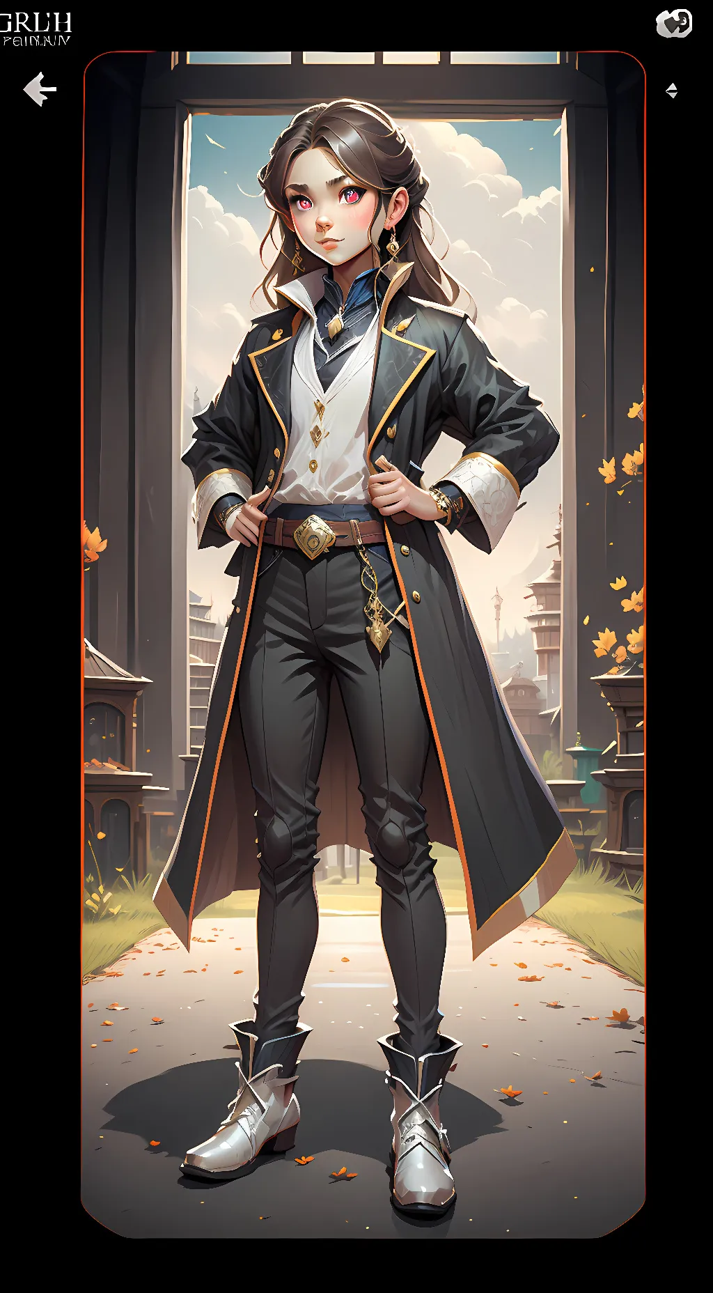 ai character: sarah background