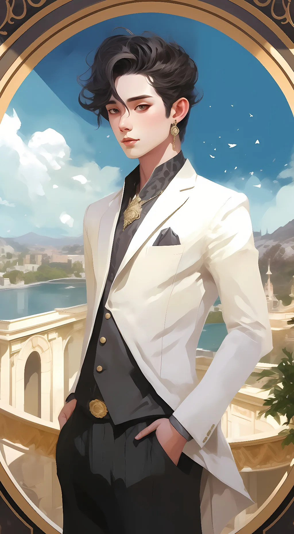 ai character: Herry potter background