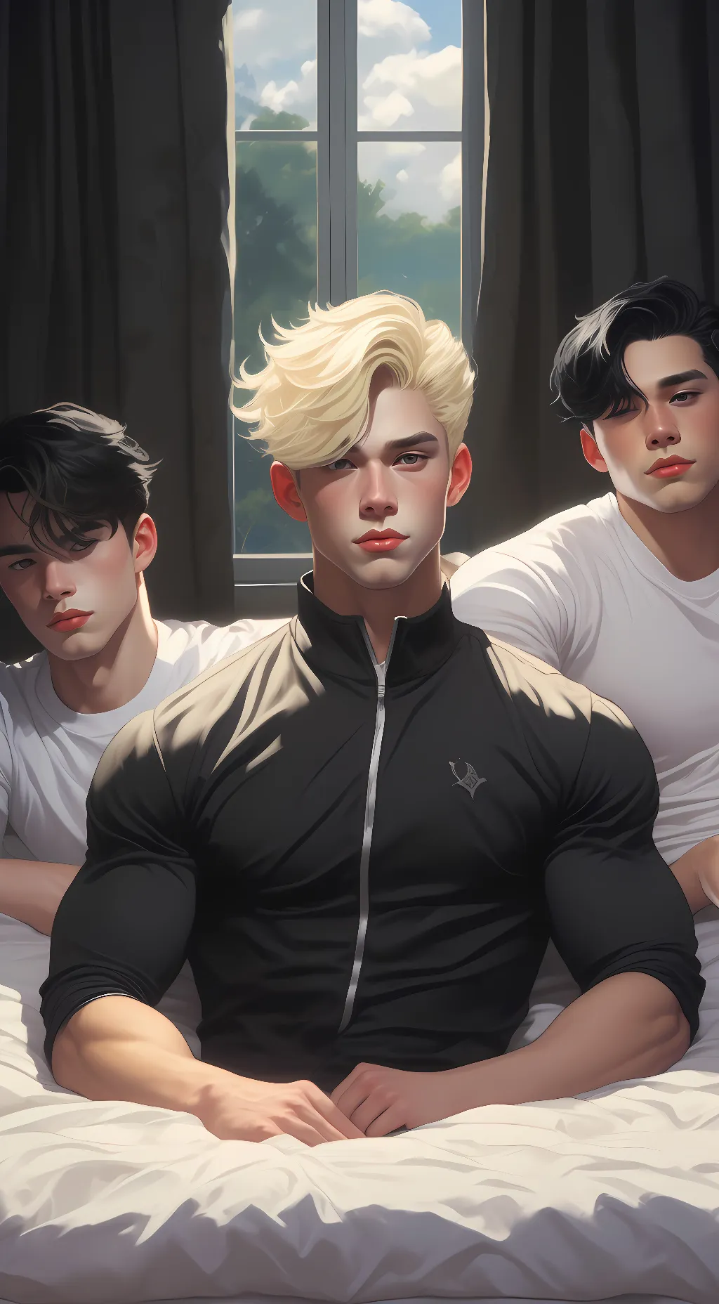 ai character: boys sleepover background