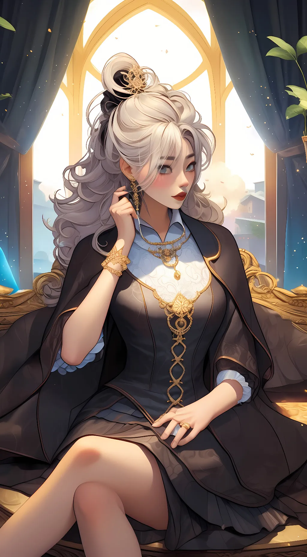 ai character: Lily background