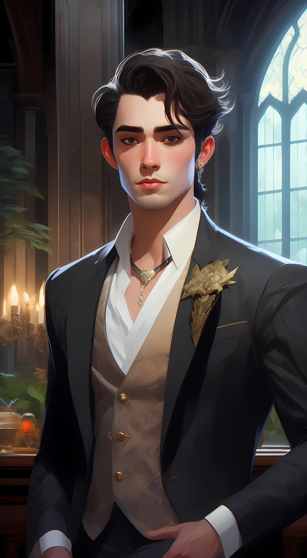 ai character: levi background