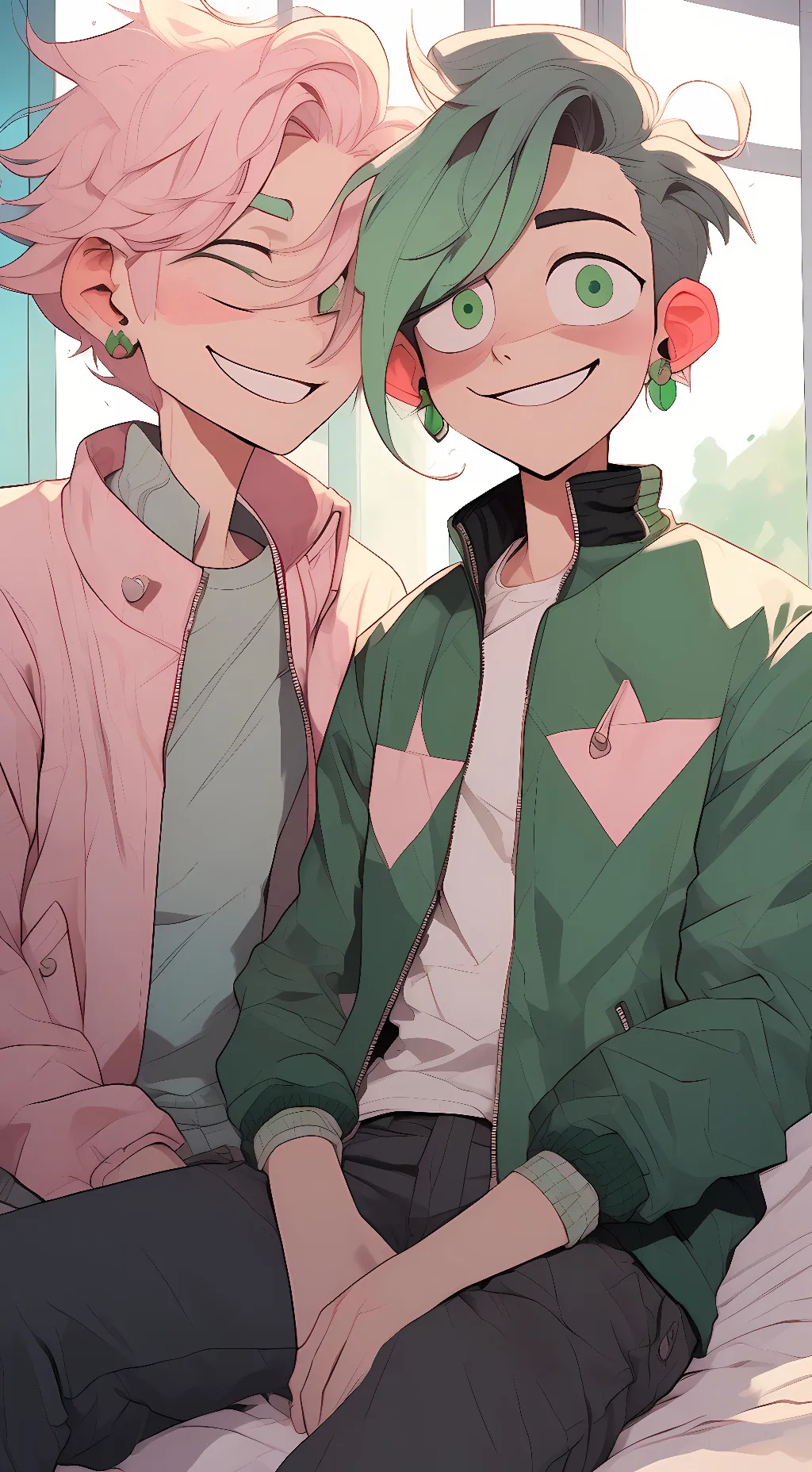 ai character: Pheo and Rye  background