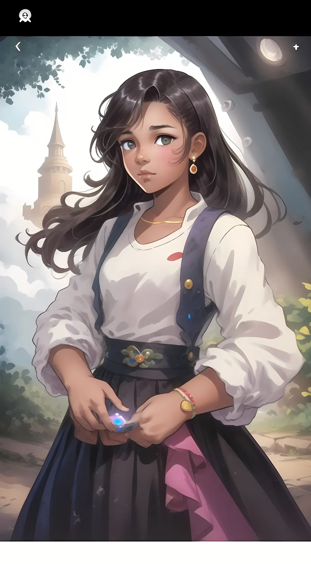 ai character: Jada Ivory background