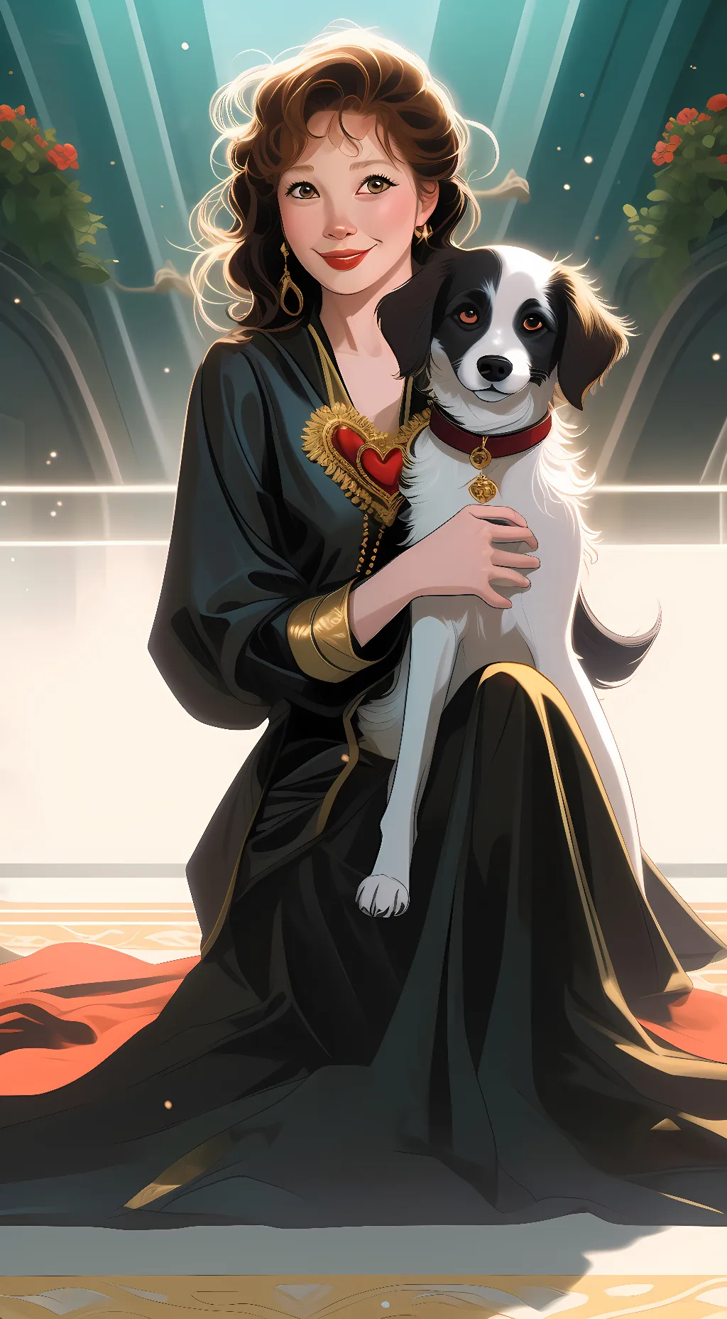 ai character: Beauty background