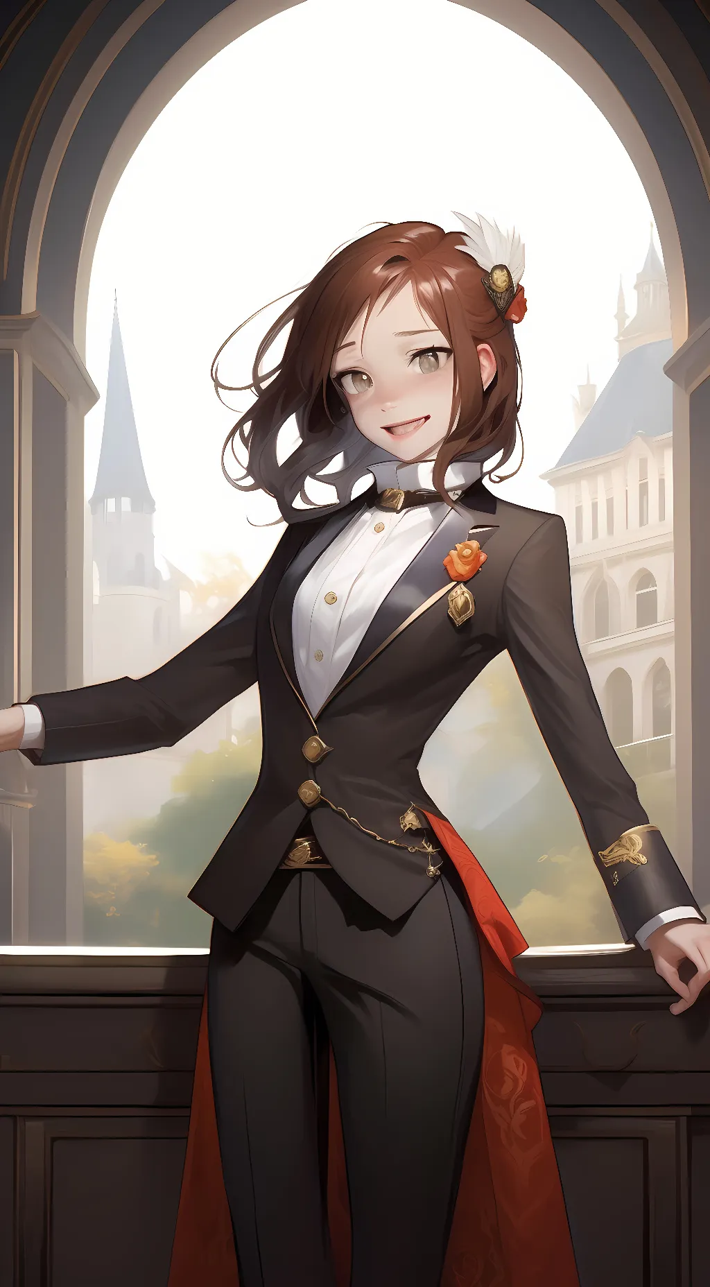 ai character: Uraraka background