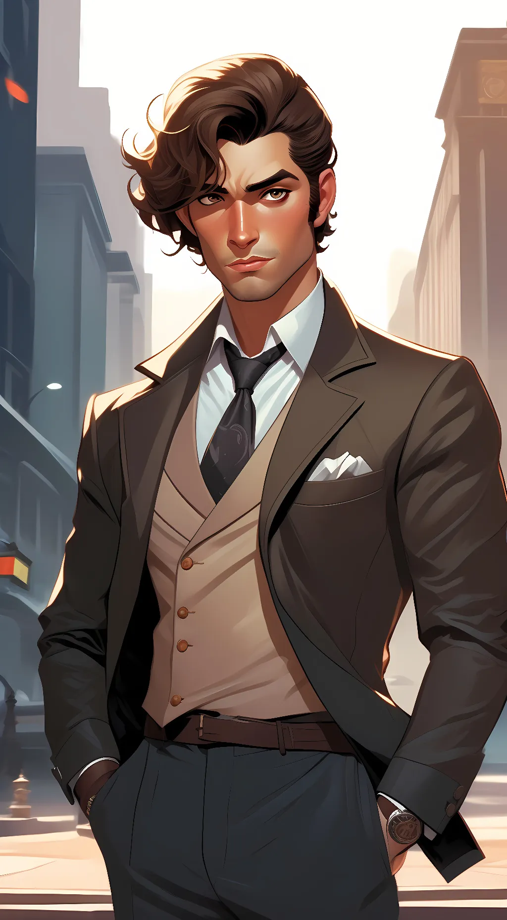 ai character: Calvin background