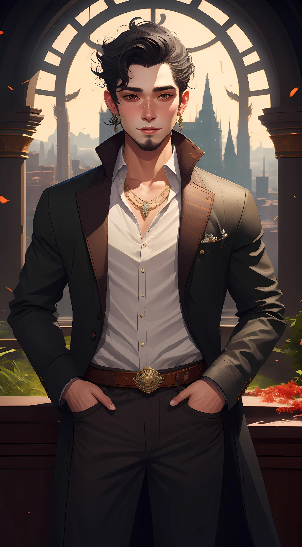 ai character: Alexander Royce background