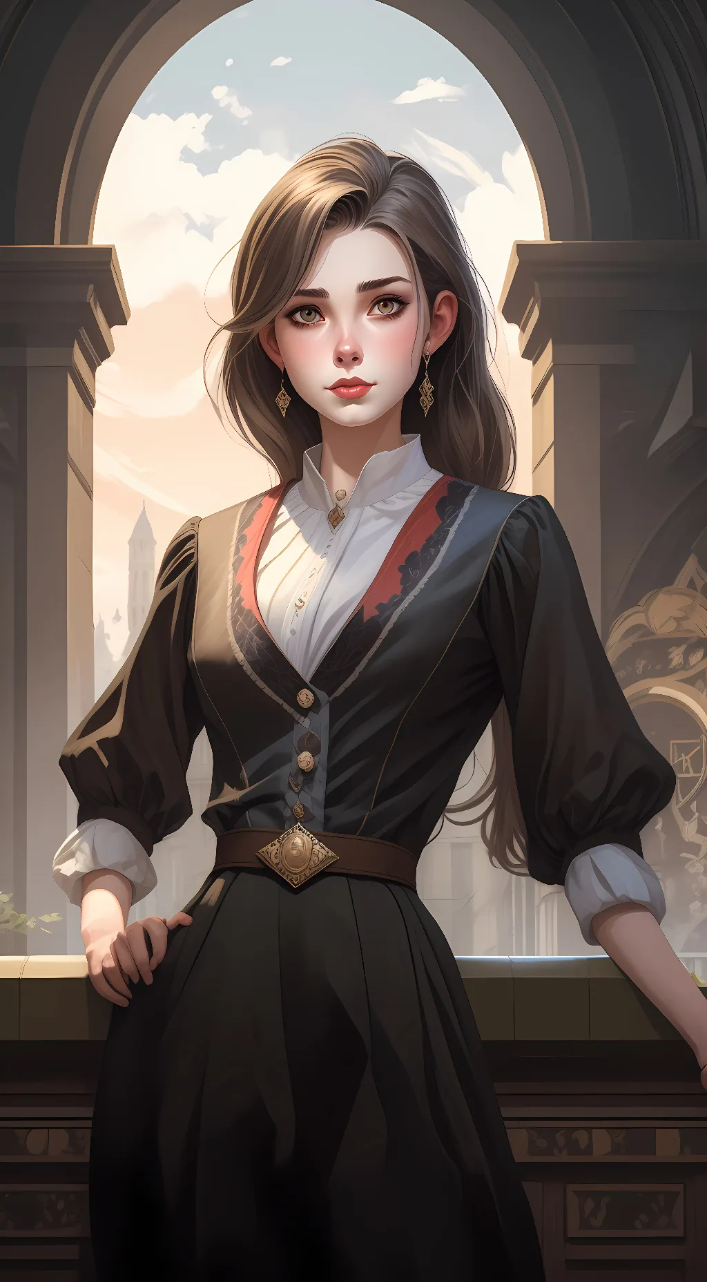 ai character: Krähe background