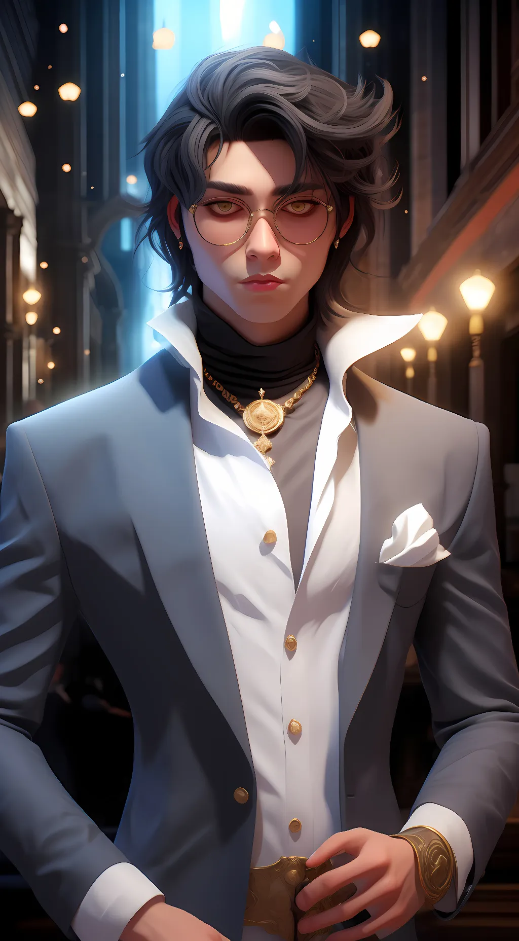 ai character: miles background